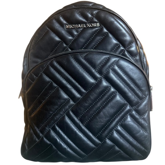 Michael Kors Quilted Backpack Purse - Picture 8 of 10